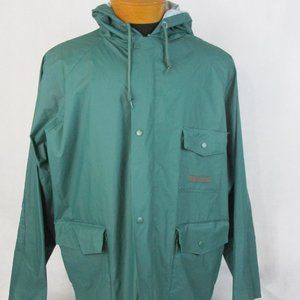 Gempler's Nylon Polyester Hooded Vented Rain Jacke